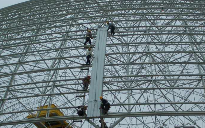 自贡网架装配好以后应当留神哪八项验收事件